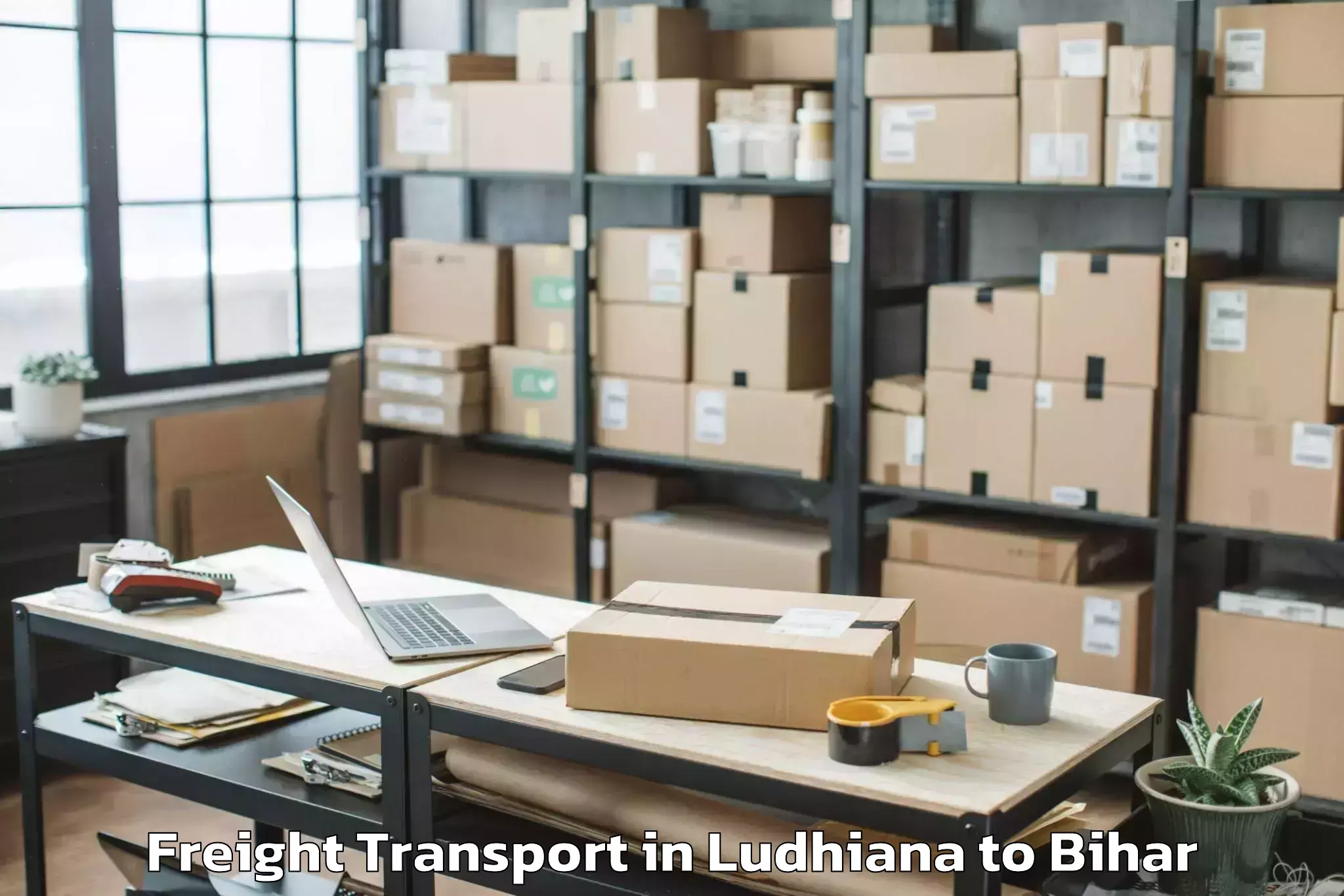 Reliable Ludhiana to Manjhi Paschimi Freight Transport